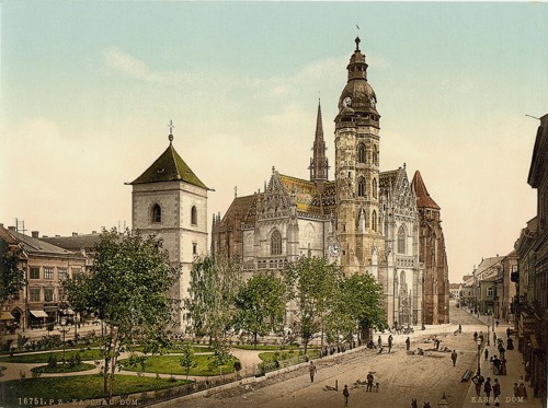 [The cathedral, Kaschau, Hungary, Austro-Hungary]