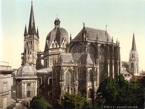 [The cathedral, Aachen, the Rhine, Germany]