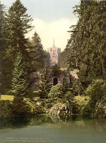 [Pluto Grotto and Hercules, Wilhelmshohe, Cassel (i.e.Kassel), Hesse-Nassau, Germany]