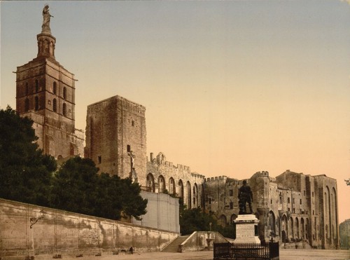 [Pope's Castle, Avignon, Provence, France]